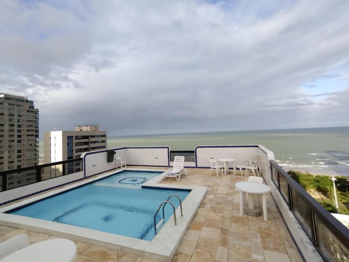 Apto De Frente Para O Mar, Piscina Na Cobertura Ресифи Екстериор снимка