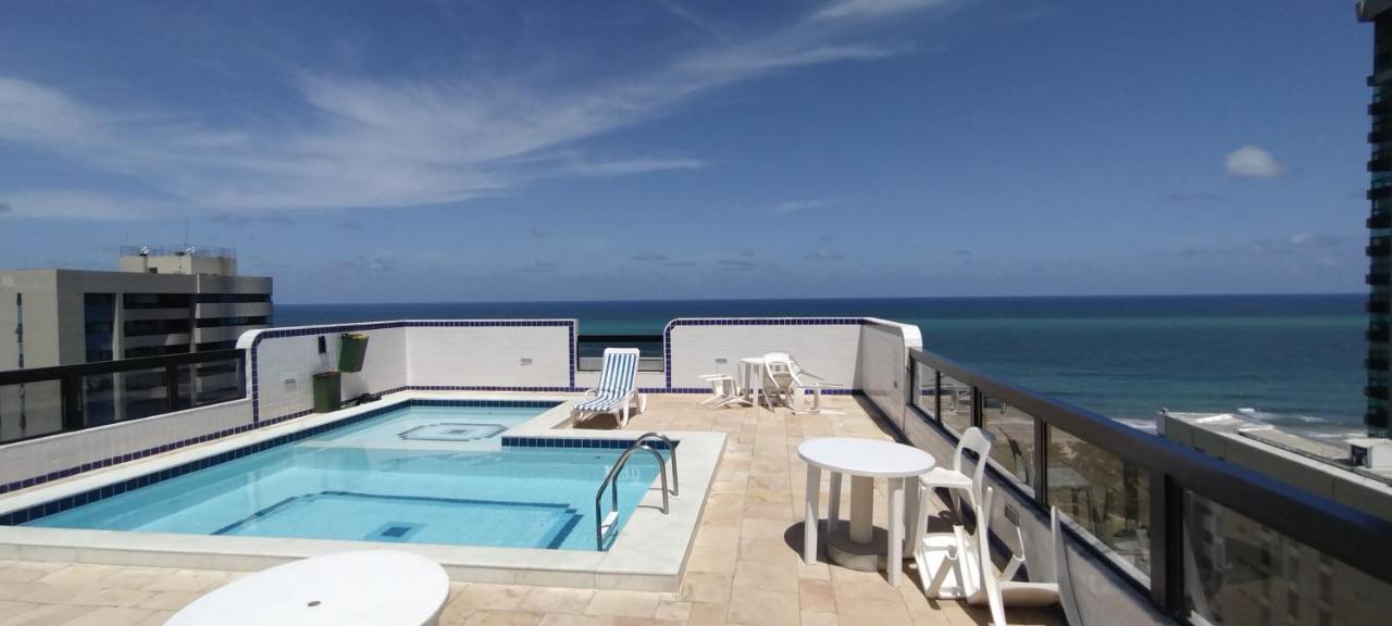 Apto De Frente Para O Mar, Piscina Na Cobertura Ресифи Екстериор снимка